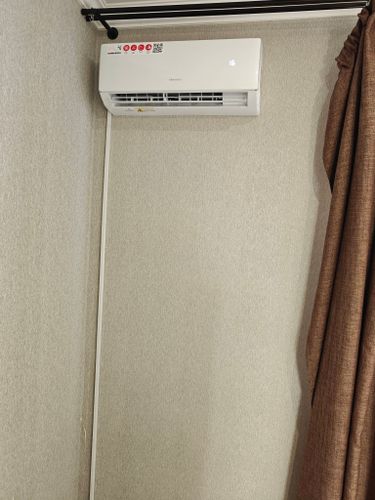 Установка сплит системы 7-9 kBTU (одноэтапный монтаж)