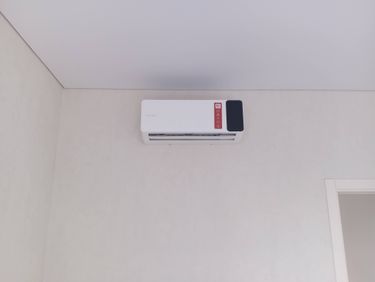 Установка сплит системы 7-9 kBTU (одноэтапный монтаж)