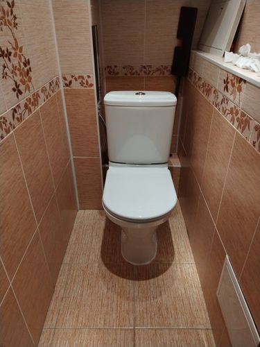 Установка напольного унитаза