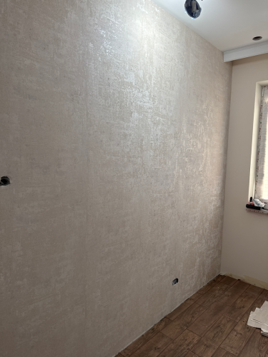 Поклейка флизелиновых /виниловых обоев свыше 40 кв.м