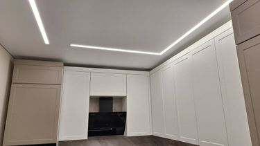 Установка карниза