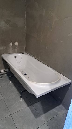 Установка акриловой/стальной ванны