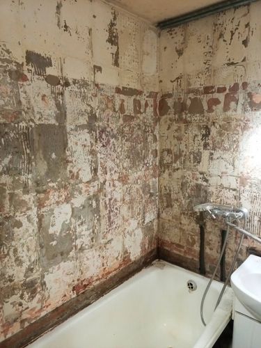 Демонтаж плитки с пола/со стен без сохранения