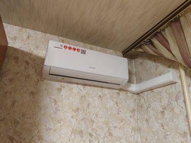 Установка сплит системы 7-9 kBTU (одноэтапный монтаж)