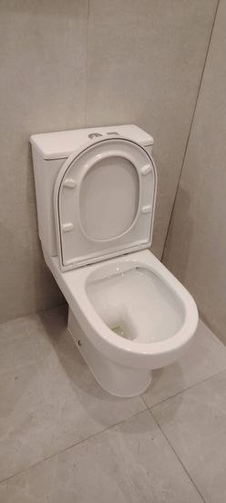 Установка напольного унитаза