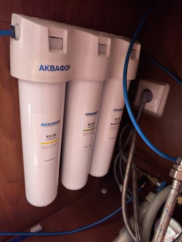 Замена картриджа в системе фильтрации