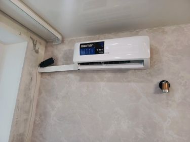 Установка сплит системы 7-9 kBTU (одноэтапный монтаж)