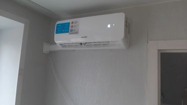 Установка сплит системы 7-9 kBTU (одноэтапный монтаж)