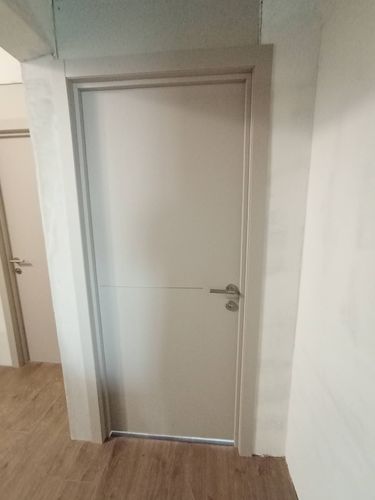Оформление проёма добором и наличниками