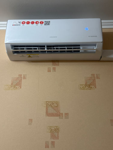 Установка сплит системы 7-9 kBTU (одноэтапный монтаж)