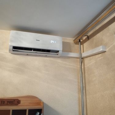 Установка сплит системы 7-9 kBTU (одноэтапный монтаж)