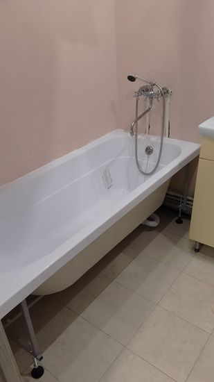 Установка акриловой/стальной ванны