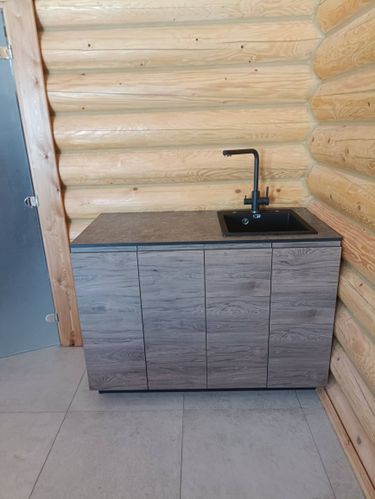 Установка и подключение врезной мойки Установка и подключение крана и фильтра для питьевой воды Установка столешницы HPL