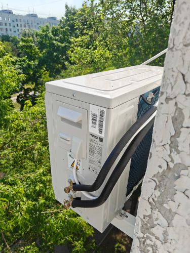 Установка сплит системы 7-9 kBTU (одноэтапный монтаж)