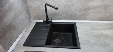 Установка столешницы ДСП Установка и подключение врезной мойки Демонтаж мойки со смесителем с сохранением