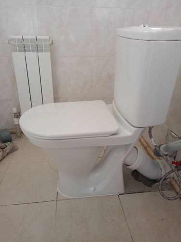 Установка напольного унитаза