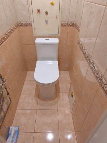 Установка напольного унитаза