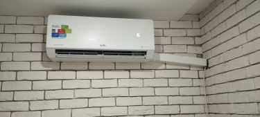 Установка сплит системы 7-9 kBTU (одноэтапный монтаж)