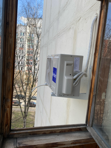 Установка сплит системы 7-9 kBTU (одноэтапный монтаж)