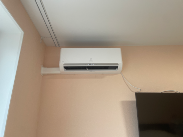 Установка сплит системы 7-9 kBTU (одноэтапный монтаж)