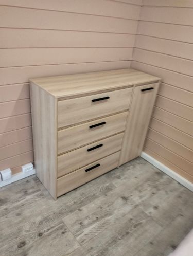 Сборка, установка и крепёж комода 4 ящика