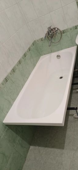Установка акриловой/стальной ванны