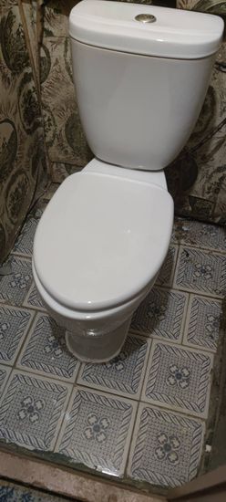 Установка напольного унитаза