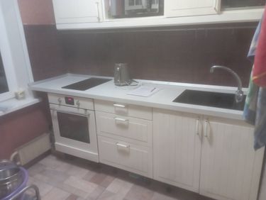 Демонтаж духового шкафа с сохранением Установка и подключение врезной мойки Установка и подключение смесителя