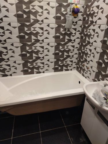 Установка акриловой/стальной ванны