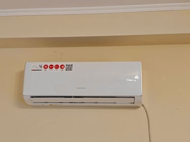 Установка сплит системы 7-9 kBTU (одноэтапный монтаж)