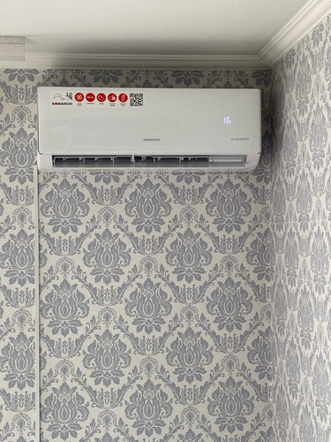 Установка сплит системы 7-9 kBTU (одноэтапный монтаж)