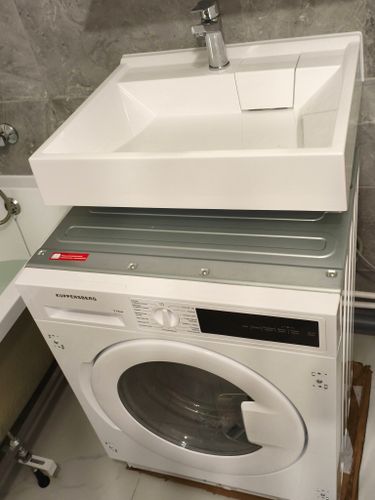 Установка смесителя (на готовые коммуникации)