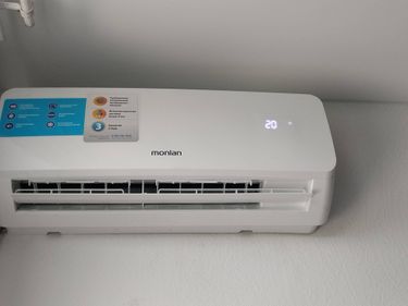 Установка сплит системы 7-9 kBTU (одноэтапный монтаж)