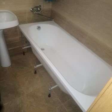 Установка акриловой/стальной ванны