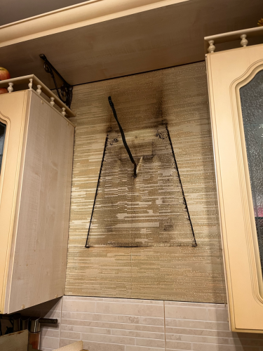 Демонтаж вытяжки