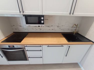 Установка и подключение электрической варочной поверхности Установка и подключение крана и фильтра для питьевой воды Установка столешницы ДСП