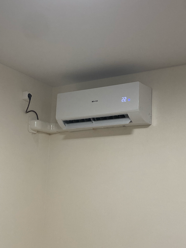 Установка сплит системы 7-9 kBTU (одноэтапный монтаж)