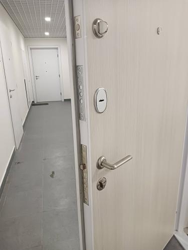 Замена (установка) замка металлической входной двери