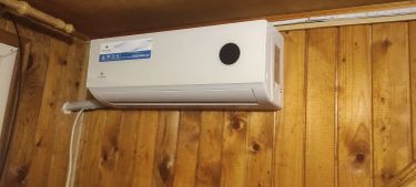 Установка сплит системы 7-9 kBTU (одноэтапный монтаж)