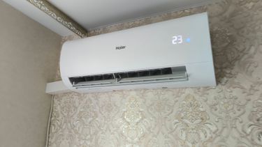 Установка сплит системы 7-9 kBTU (одноэтапный монтаж)