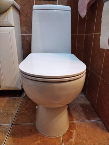 Установка напольного унитаза