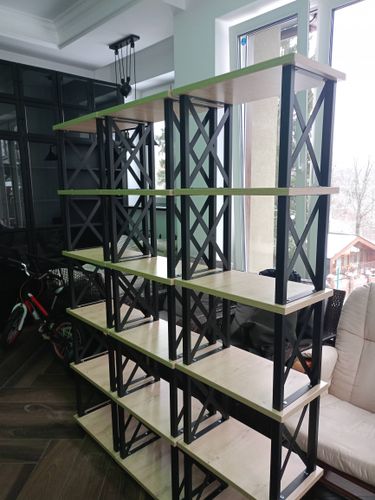 Сборка стеллажа