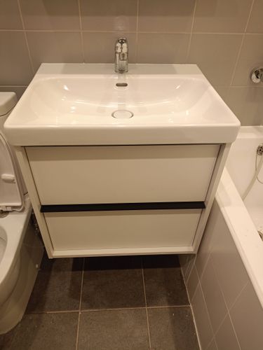 Установка напольного унитаза