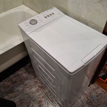 Установка отдельностоящей стиральной машины с подключением