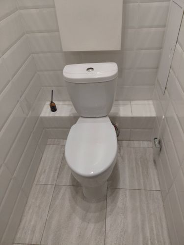 Установка напольного унитаза