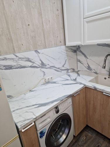 Установка столешницы ДСП Установка газовой варочной поверхности Установка и подключение встраиваемого электрического духового шкафа