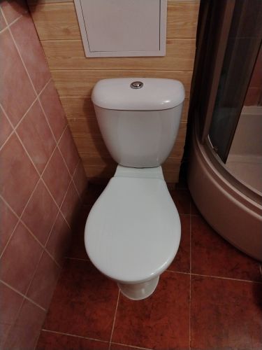 Установка напольного унитаза