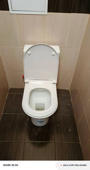 Установка напольного унитаза