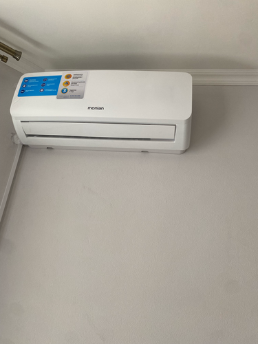 Установка сплит системы 7-9 kBTU (одноэтапный монтаж)