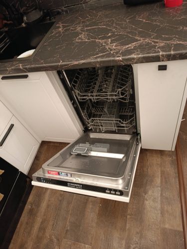 Установка посудомоечной машины с подключением